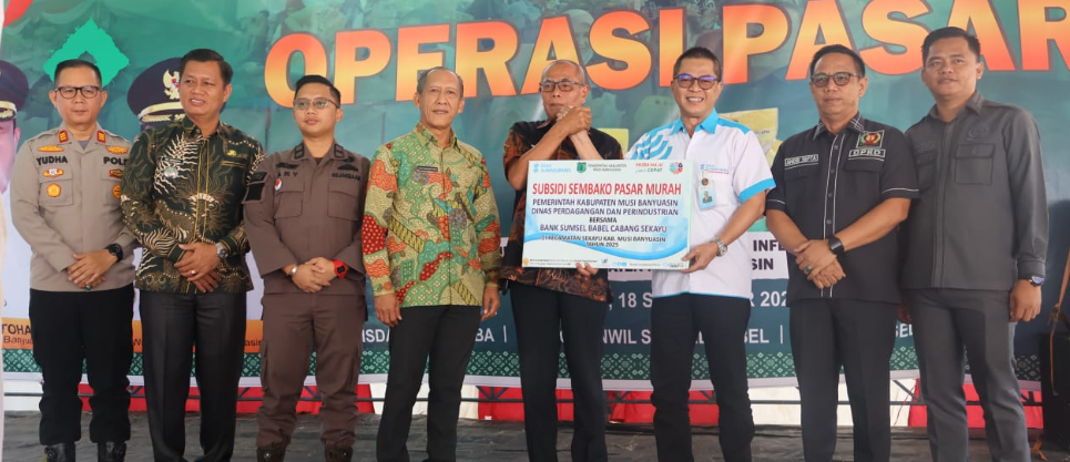Operasi Pasar Murah Sambut HUT Muba ke-69, Harga Sembako Lebih Terjangkau
